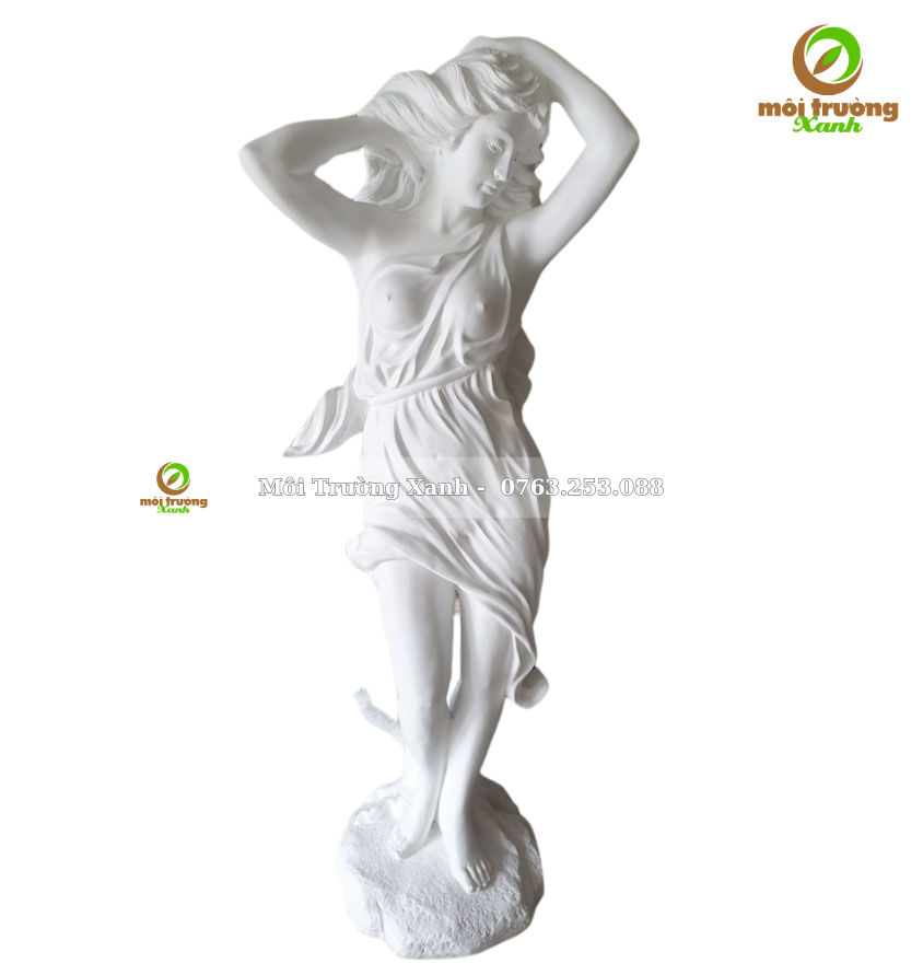 TƯỢNG CÔ GÁI CỔ ĐIỂN - môi trường xanh