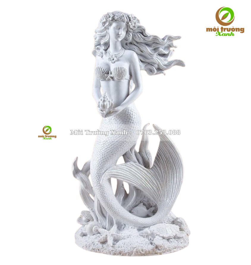 TƯỢNG NGƯỜI CÁ - môi trường xanh