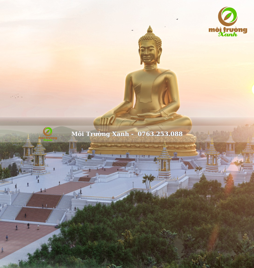 TƯỢNG PHẬT CAMPUCHIA - môi trường xanh