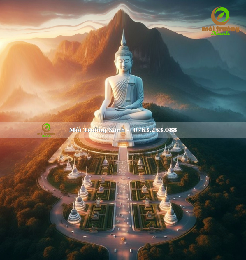 TƯỢNG PHẬT LÀO - môi trường xanh