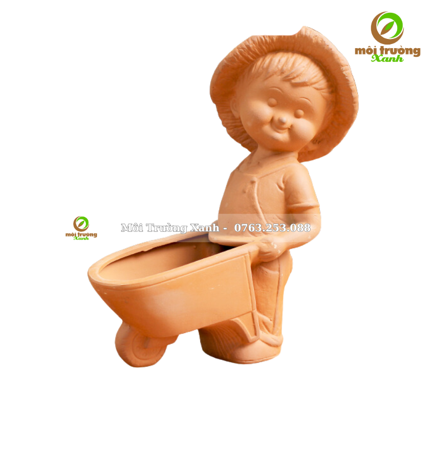 Chậu đất nung - môi trường xanh