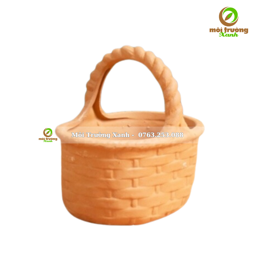 Chậu đất nung - môi trường xanh