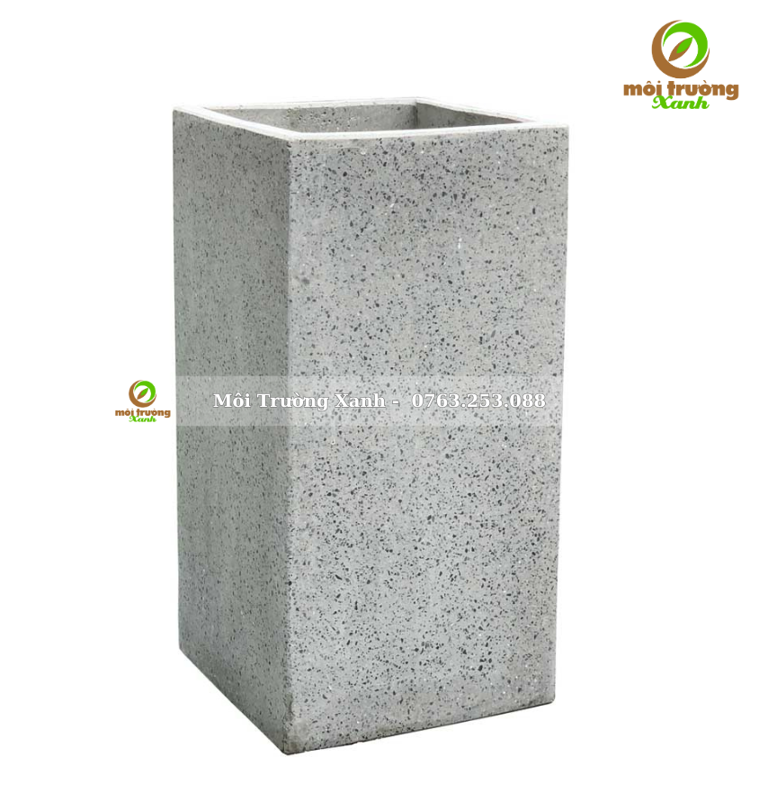 Chậu vuông cao - môi trường xanh
