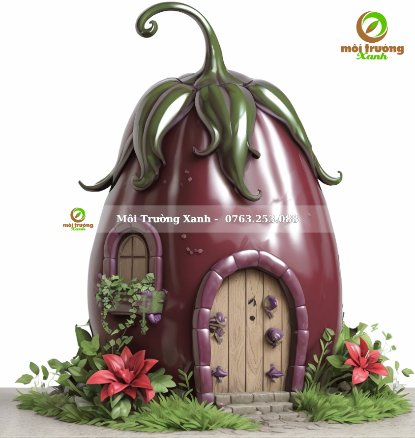 NHA CA TIM (2.5X1.55m) - môi trường xanh