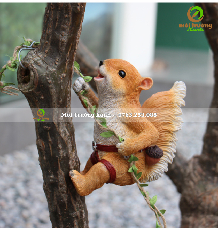 tượng sóc - môi trường xanh