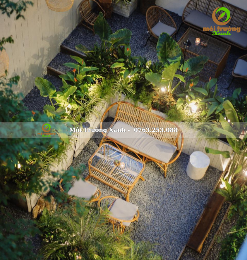 Tiểu cảnh ban công - môi trường xanh