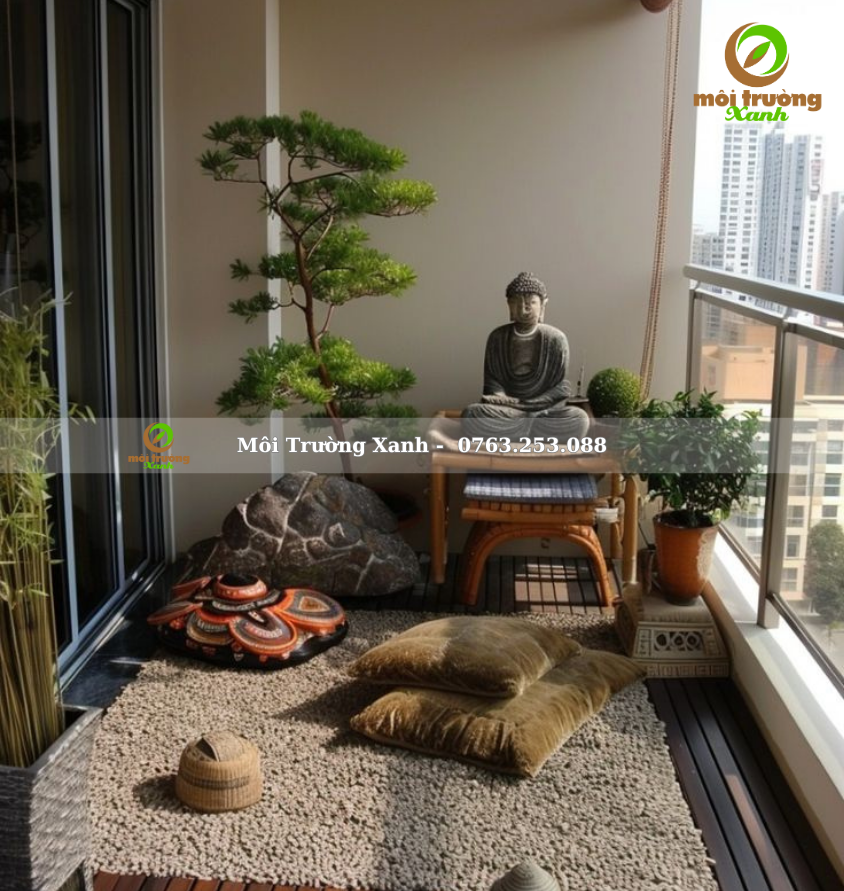 Tiểu cảnh ban công - môi trường xanh