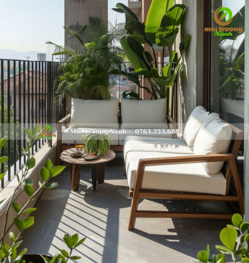 Tiểu cảnh ban công - môi trường xanh