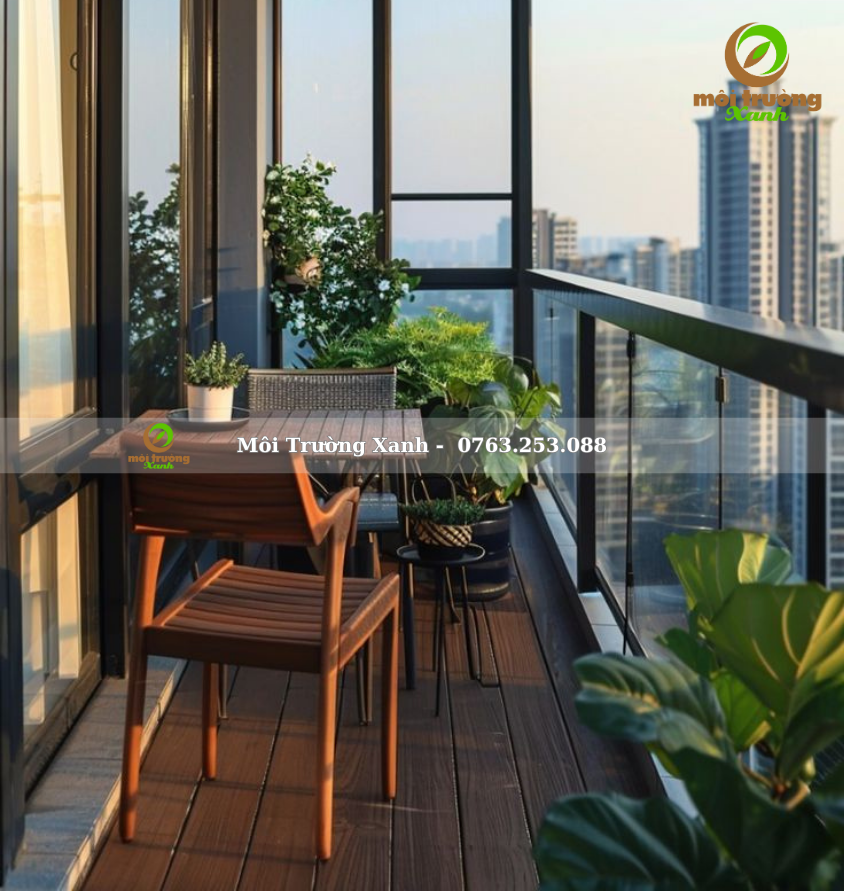 Tiểu cảnh ban công - môi trường xanh