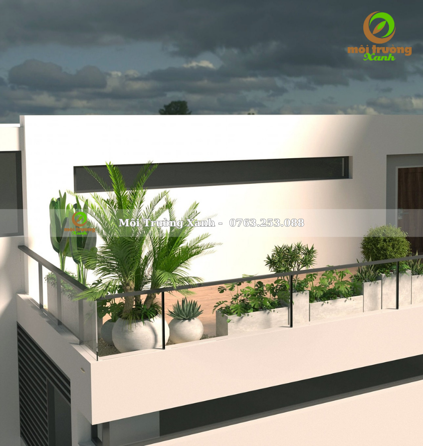 Tiểu cảnh ban công - môi trường xanh