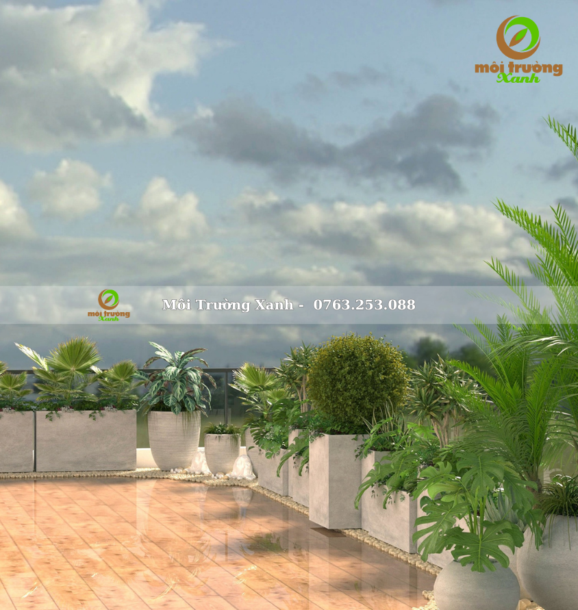 Tiểu cảnh ban công - môi trường xanh