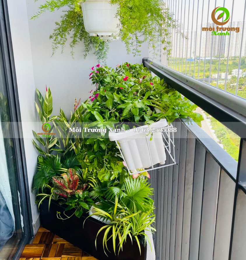 Tiểu cảnh ban công - môi trường xanh