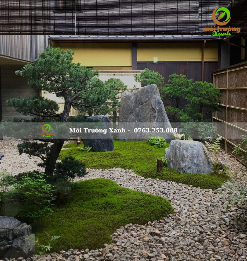 Tiểu cảnh sân vườn - môi trường xanh
