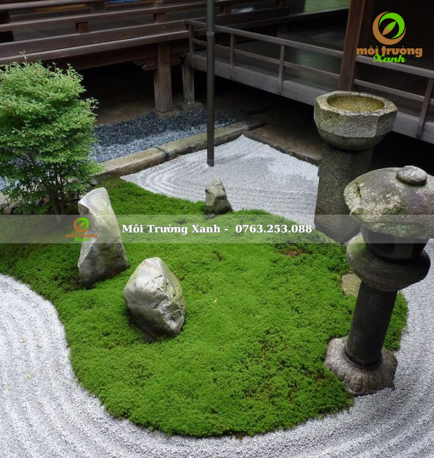 Tiểu cảnh sân vườn - môi trường xanh