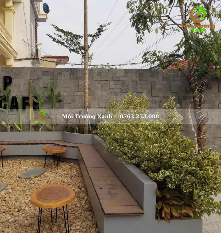 Tiểu cảnh sân vườn - môi trường xanh