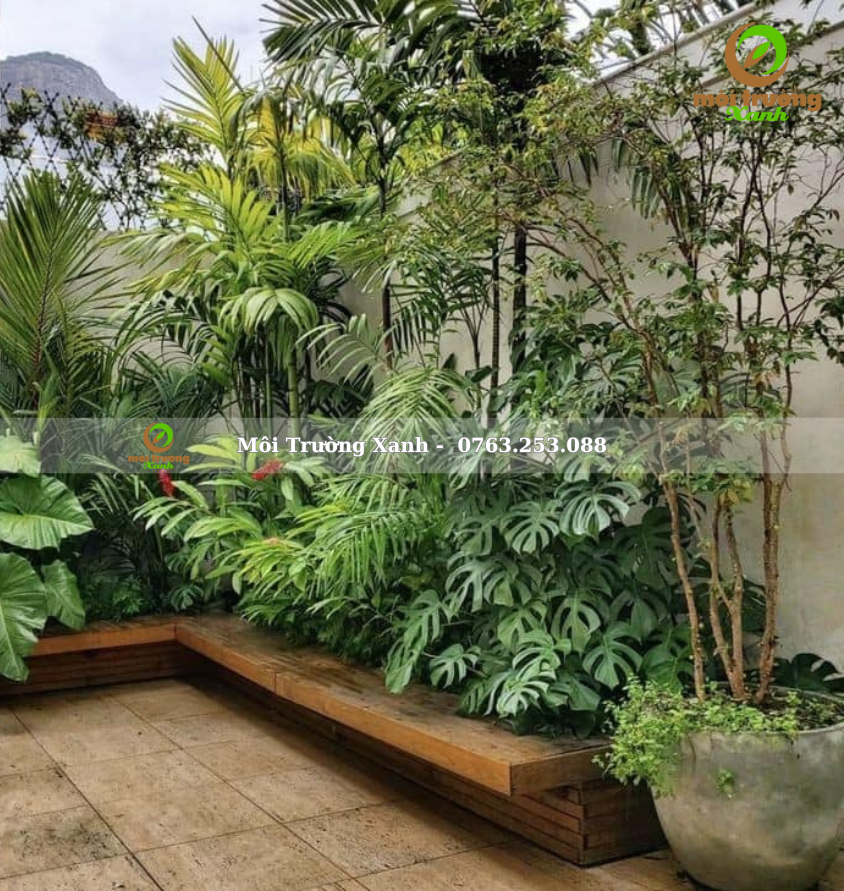 Tiểu cảnh sân vườn - môi trường xanh