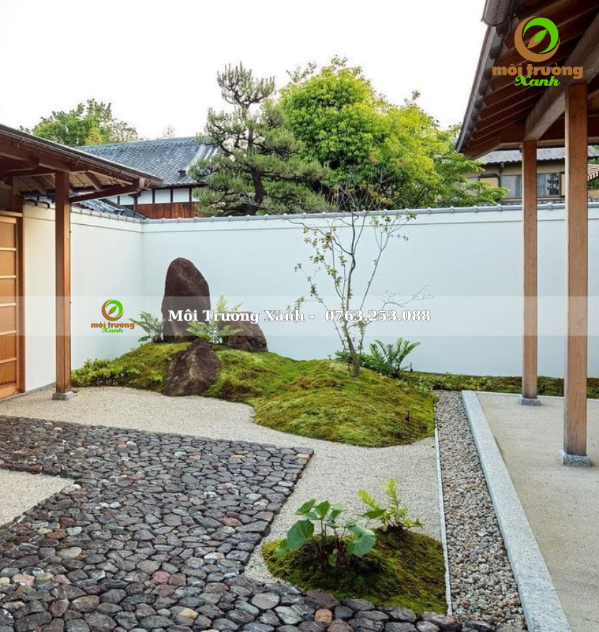 Tiểu cảnh sân vườn - môi trường xanh