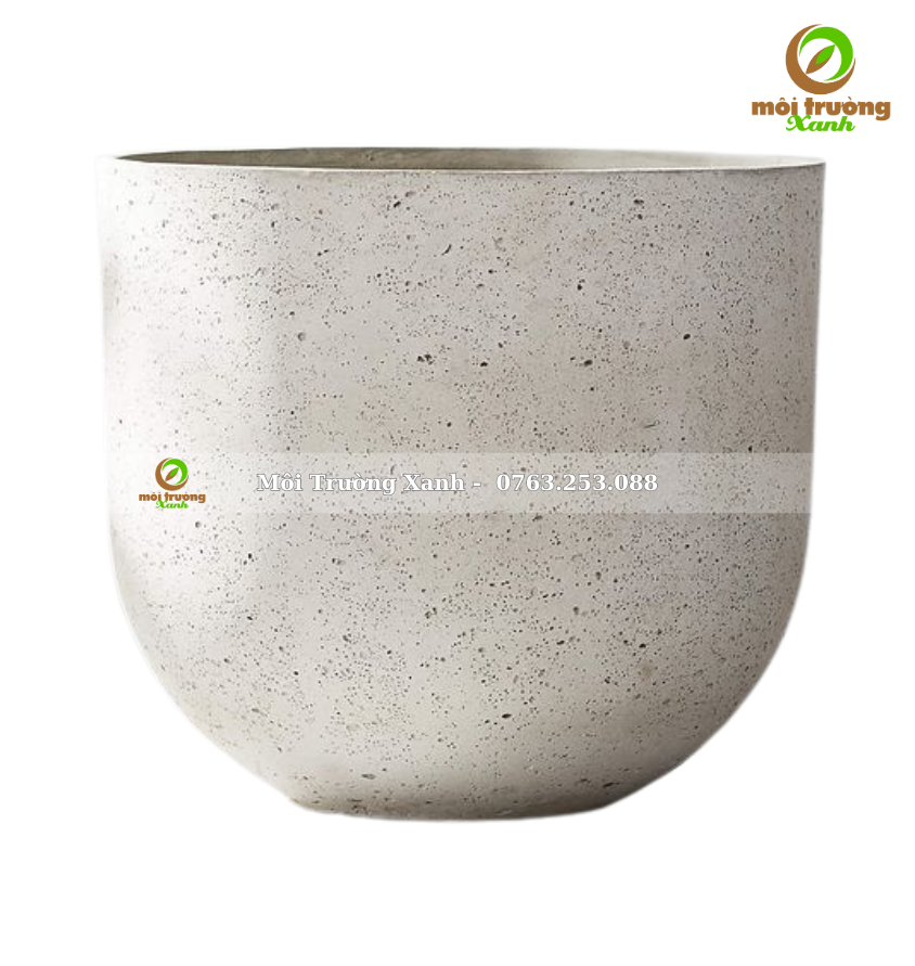 chậu đầu đạn thấp - môi trường xanh