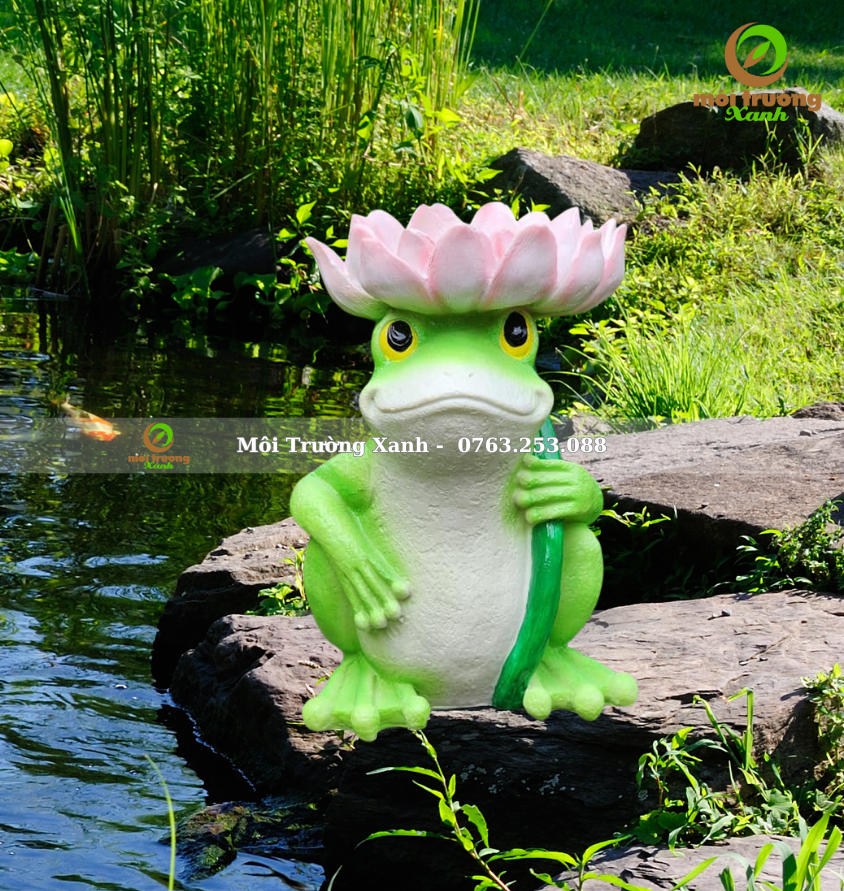 tượng ếch - môi trường xanh