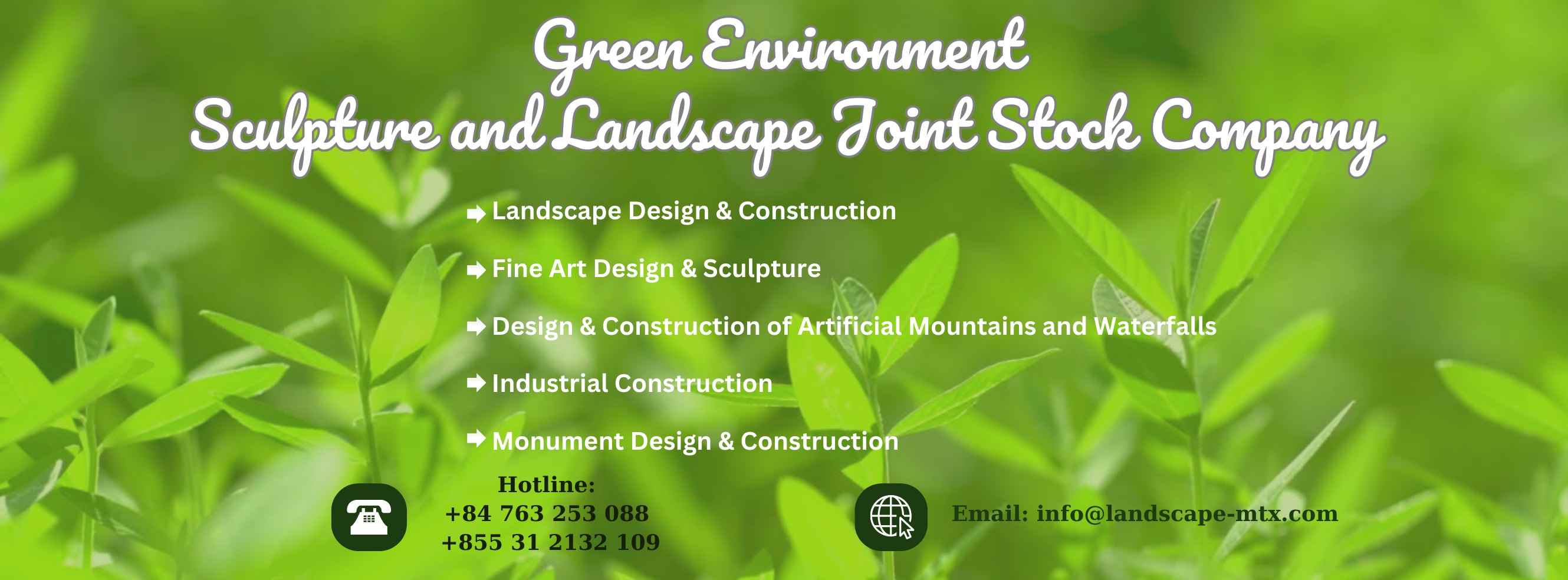 Green Environment Sculpture and Landscape Joint Stock Company Green Environment