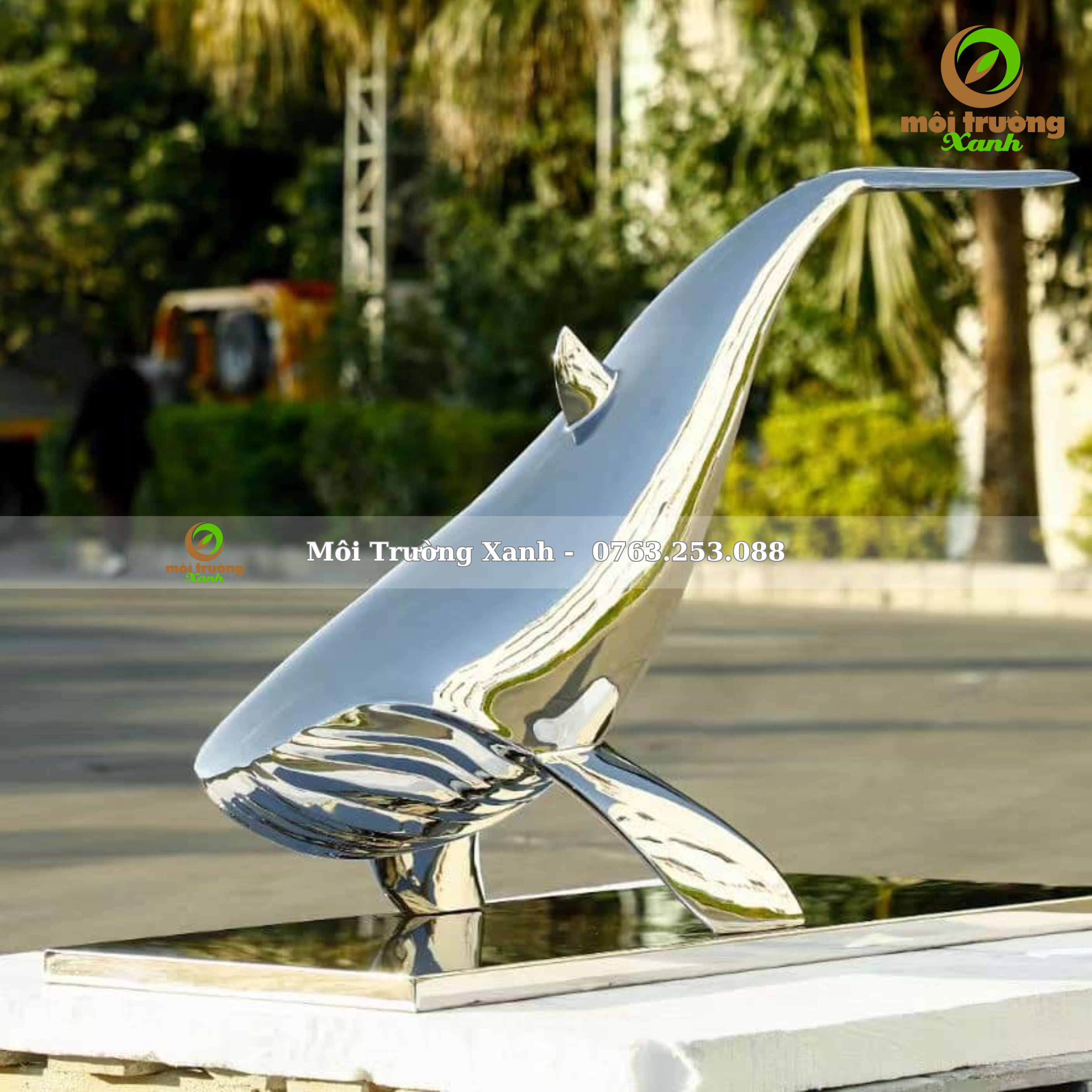 TƯỢNG CÁ HEO INOX