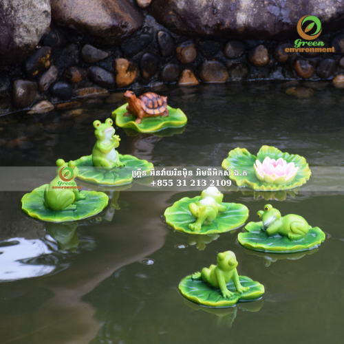 រូបចម្លាក់កង្កែបសម្រាប់ដីហូរ