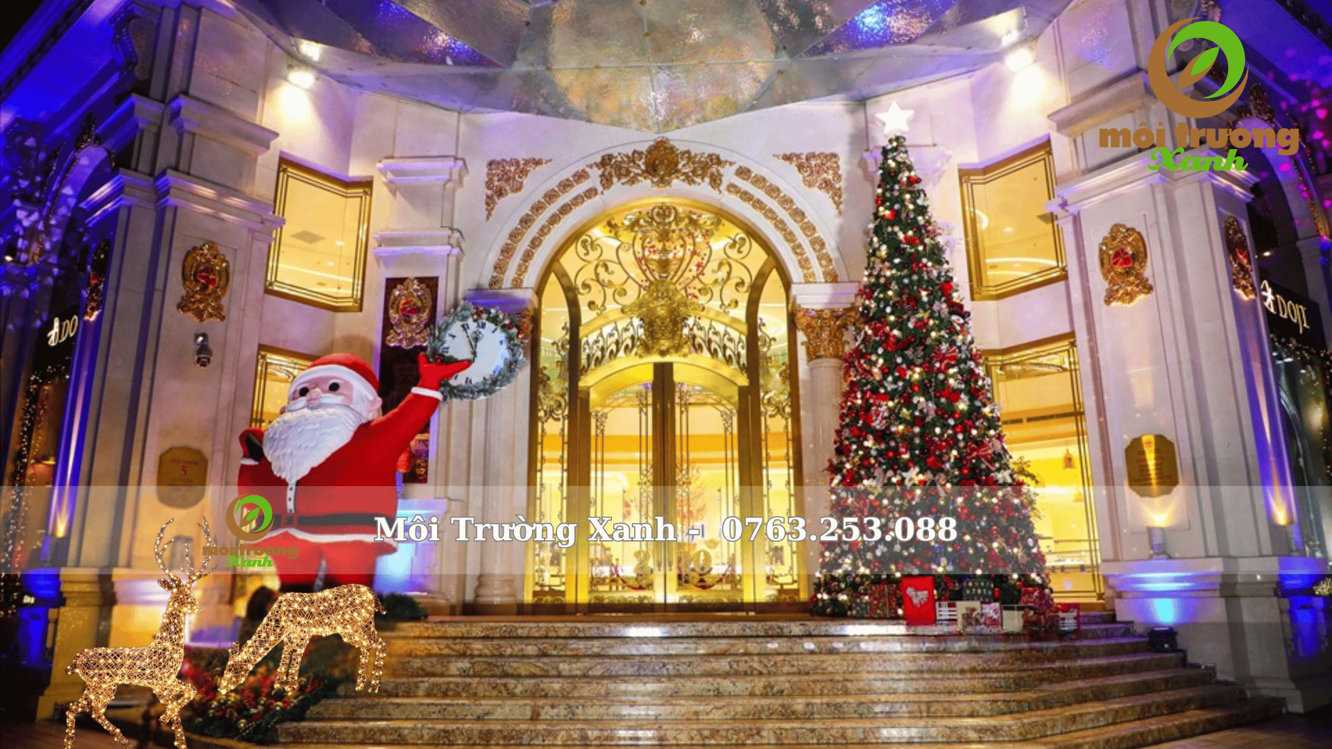 TRANG TRÍ GIÁNG SINH NGOÀI TRỜI