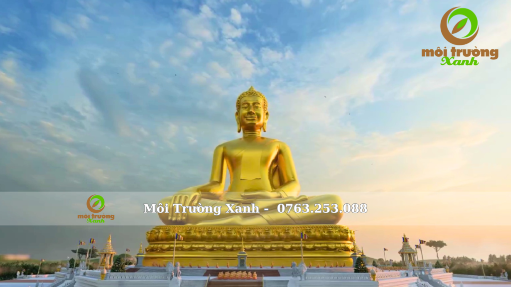 Thi công tượng phật lớn